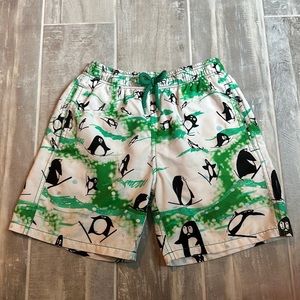 Boys Vilebrequin Swim Trunks Sz. 12 Penguin Print